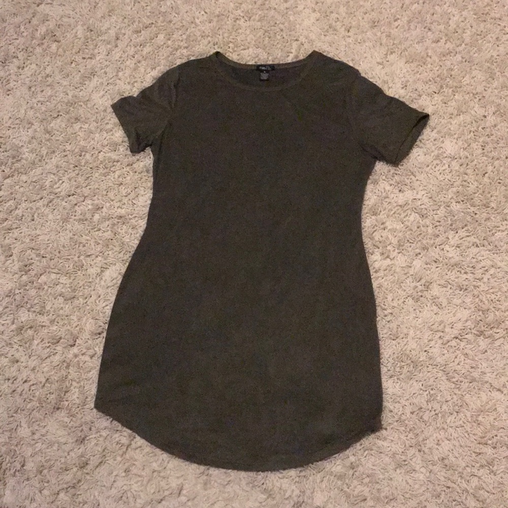 Rue 21 Green Velvet Dress